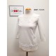 CAMISETA BLANCA CON BORDADOS  MUJER LILI DUDU 