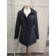 GABARDINA DE MUJER AZUL MARINO TOPOS ROBERTO BASSI WOMAN