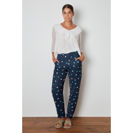 PANTALON TOPOS CREPE MUJER GALMALLA