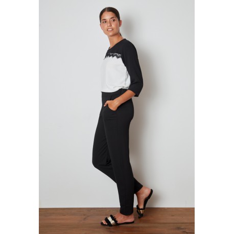PANTALON FLUIDO CREPE MUJER MINO MORA +COLORES