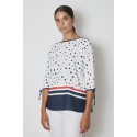 BLUSA TOPOS Y RAYAS  MUJER GALMALLA