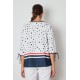 BLUSA TOPOS Y RAYAS  MUJER GALMALLA