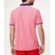 POLO ROJO BICOLOR  CON BOLSILLO PIERRE CARDIN HOMBRE 