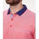 POLO ROJO BICOLOR  CON BOLSILLO PIERRE CARDIN HOMBRE 