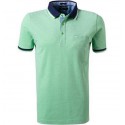 POLO VERDE BICOLOR  CON BOLSILLO PIERRE CARDIN HOMBRE 
