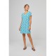 VESTIDO MIDI TURQUESA MUJER SURKANA