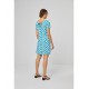VESTIDO MIDI TURQUESA MUJER SURKANA