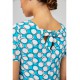 VESTIDO MIDI TURQUESA MUJER SURKANA