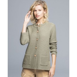 CHAQUETA LARGA CON BOLSILLOS MUJER TACHY ZUCCA +COLORES
