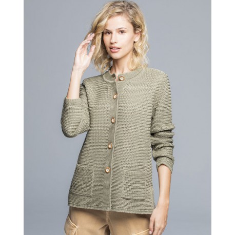 CHAQUETA LARGA CON BOLSILLOS MUJER TACHY ZUCCA +COLORES
