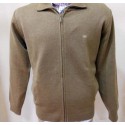 Chaqueta de punto con cremallera de hombre Brown Jury +colores