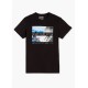 CAMISETA NEGRA ESTAMPADO DELANTERO HOMBRE LOSAN