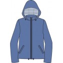 CHAQUETA OTOMAN AZUL CLARO MUJER LOSAN