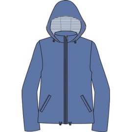 CHAQUETA OTOMAN AZUL CLARO MUJER LOSAN