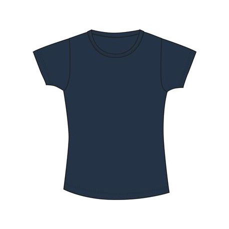 CAMISETA BASICA AZUL MARINO MUJER LOSAN