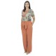 Pantalón de mujer con detalle de pinzas y lazada +colores
