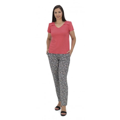 PANTALON ESTAMPADO DE MUJER BOGUAR +COLORES 