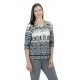 CAMISETA ESTAMPADO ETNICO MUJER BOGUAR