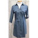 VESTIDO CAMISERO TOPOS MUJER ROBERTO BASSI WOMAN