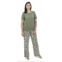 PANTALON ESTAMPADO ANCHO MUJER BOGUAR