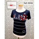 Camiseta hello mujer de Lili Dudu +colores