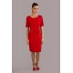VESTIDO PIQUE ROJO MUJER CHEMA BLANCO