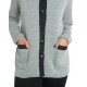 Chaqueta de mujer con cuello chimenea y bolsillos zerp