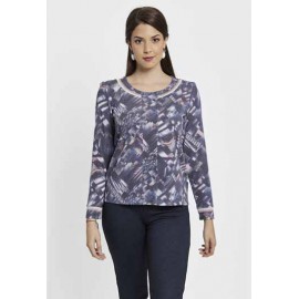 CAMISETA LANOSA ESTAMPADA MUJER BOGUAR