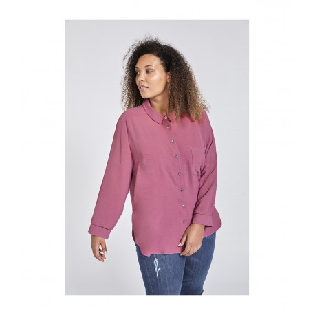 CAMISA BÁSICA BOMBA MUJER SPG-JENUAN TALLAS GRANDES