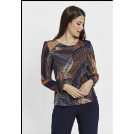 CAMISETA LANOSA ESTAMPADA MUJER BOGUAR