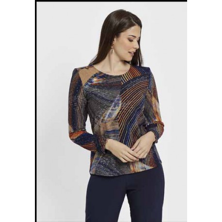 CAMISETA LANOSA ESTAMPADA MUJER BOGUAR