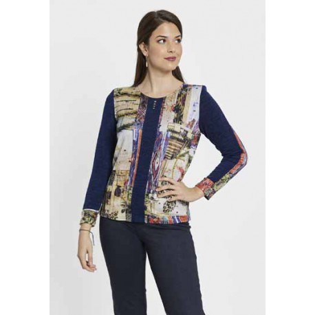 CAMISETA LANOSA ESTAMPADA MUJER BOGUAR