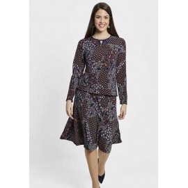FALDA ESTAMPADA LANOSA MUJER BOGUAR 