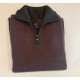 Jersey punto trenzado de G54 con cremallera.+colores