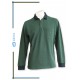 POLO VERDE CON BOLSILLO HOMBRE G-54
