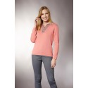 Jersey de mujer cuello polo y manga larga Juper +colores
