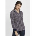 BLUSON ESTAMPADO CON PUÑOS AZUL MARINO MUJER BOGUAR