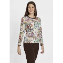 CAMISETA LANOSA ESTAMPADA MUJER BOGUAR