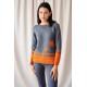 JERSEY DE TRICOT GRIS MUJER