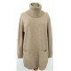 Jersey de mujer oversize de manga larga camel Roberto Bassi Woman