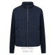Parka guateada con mangas de punto azul marino Pertegaz