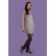 Jersey de mujer oversize de manga larga gris de Chema Blanco