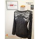 CAMISETA TOPOS GRIS LILI DUDU MUJER