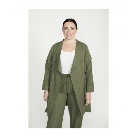 GABARDINA FLUIDA KAKI SPG TALLAS GRANDES