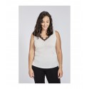 TOP PUNTILLA BLANCO SPG-JENUAN MUJER TALLAS GRANDES
