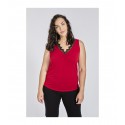 TOP PUNTILLA ROJO SPG-JENUAN MUJER TALLAS GRANDES