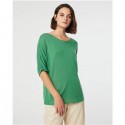 Jersey de punto fino de mujer con escote barco PAZ TORRAS