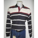 POLO DE RAYAS (MARINO/GRANATE/BLANCO)
