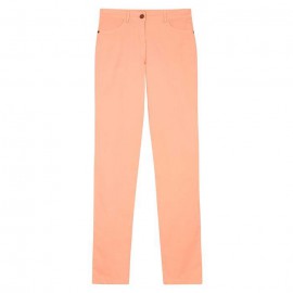 Pantalón pitillo de mujer cinco bolsillos en algodón elástico, de Paz Torras +colores