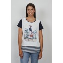 BLUSA ESTAMPADA MUJER GALMALLA +colores